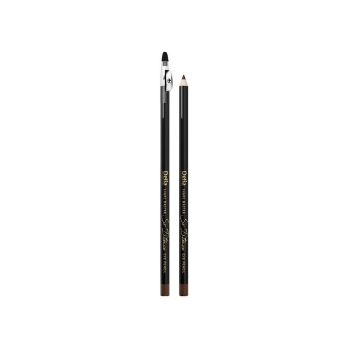 DELIA COSMETICS SHAPE MASTER Kredka do oczu So Intense z temperówką - Brązowa