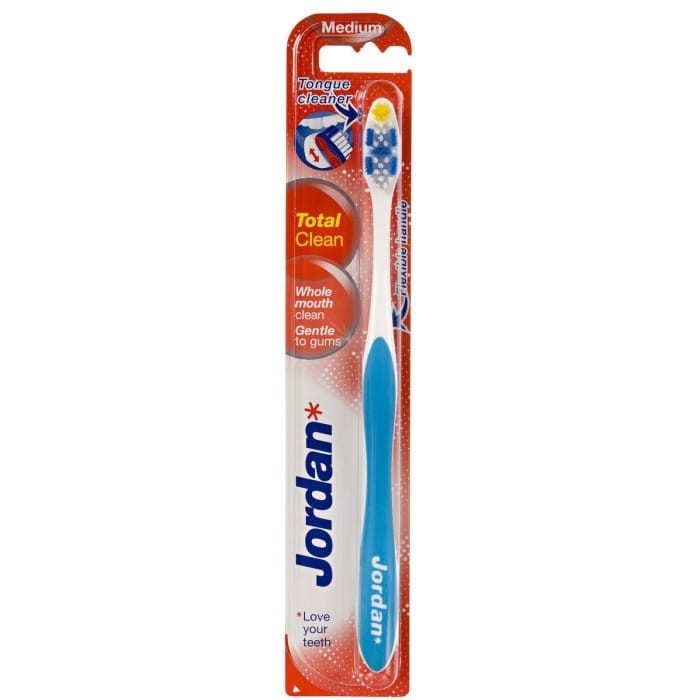 Jordan Szczoteczka do zębów Total Clean średnia - mix kolorów 1szt