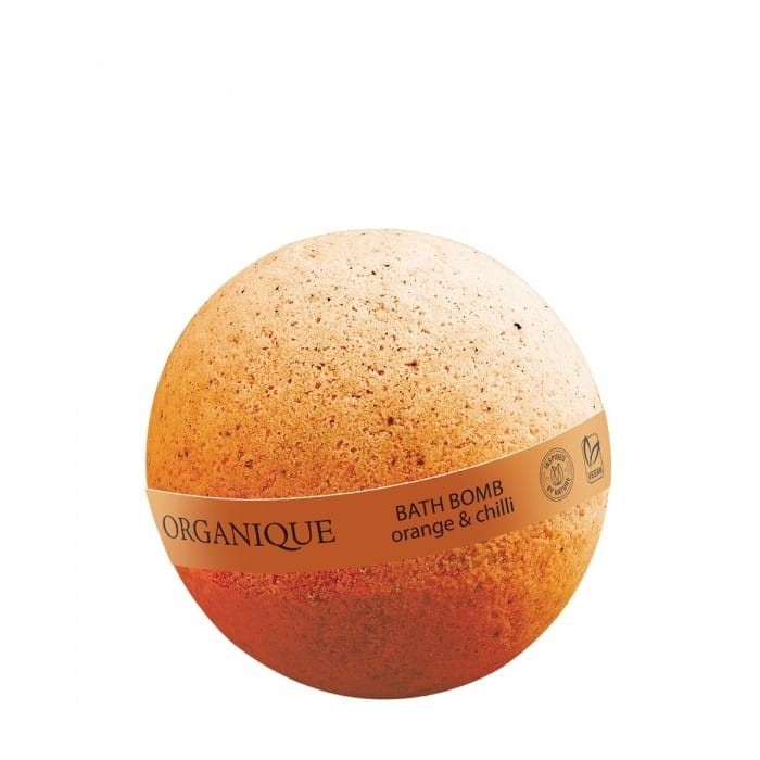 ORGANIQUE Orange &amp; Chilli Odżywcza kula do kąpieli 170g