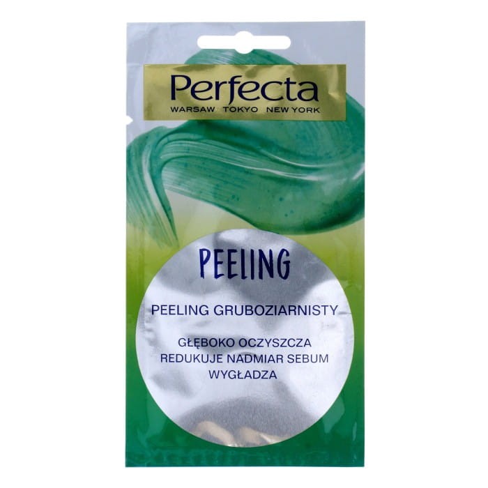 PERFECTA Peeling gruboziarnisty do cery normanlej, mieszanej i tłustej 8 ml