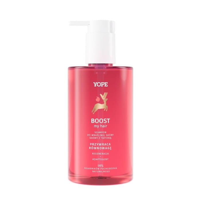 YOPE Boost My Hair Regenerujący Szampon do wrażliwej skóry głowy 300ml