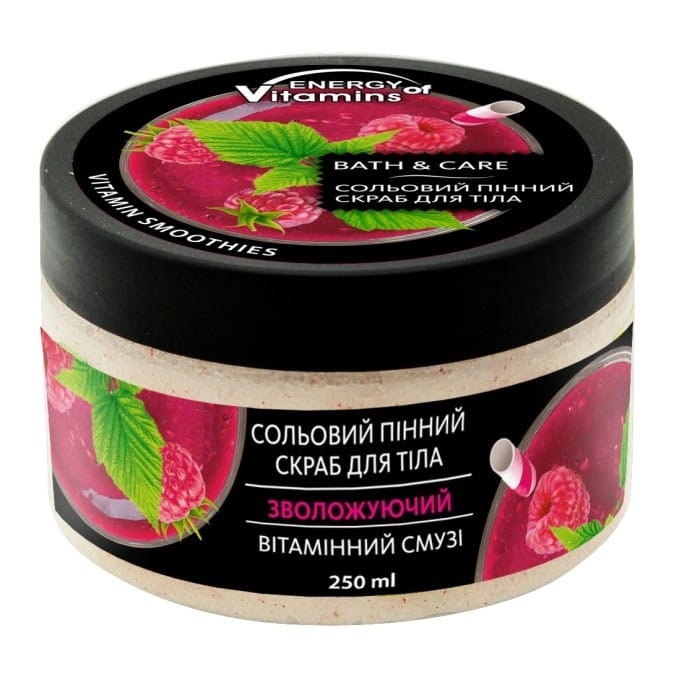 ENERGY OF VITAMINS Bath&amp;Care Witaminowy Peeling solny do ciała Vitamin Smoothies 250ml