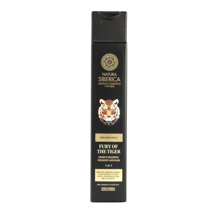 Natura Siberica Men Szampon 2w1 do Włosów i ciała Energia Tygrysa 250 ml