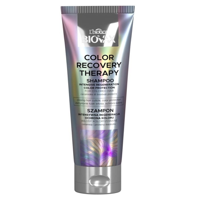 L`BIOTICA Biovax Color Recovery Therapy Szampon do włosów koloryzowanych - Intensywna Regeneracja&amp;Ochrona Koloru  200ml
