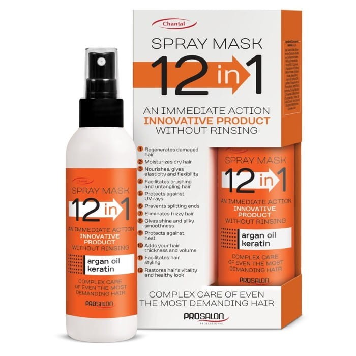 CHANTAL ProSalon Maska-spray 12w1 do włosów bardzo zniszczonych 150g
