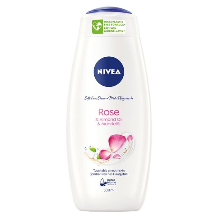 NIVEA Care Shower Pielęgnujący żel pod prysznic Rose &amp; Almond oil 500 ml
