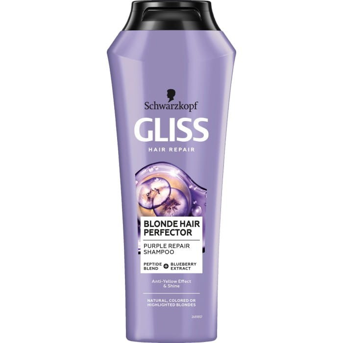 Schwarzkopf Gliss Hair Repair Purple Szampon do włosów blond i rozjaśnionych  250ml