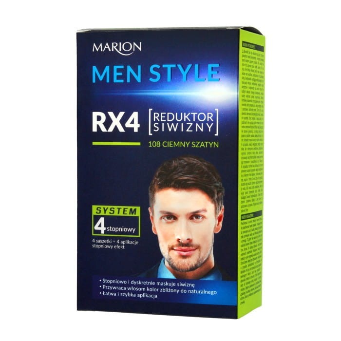 MARION Men Style Reduktor siwizny nr 108 - Ciemny szatyn