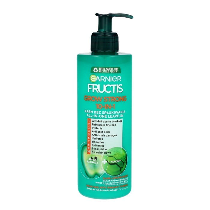 GARNIER Fructis Grow Strong Krem-odżywka do włosów 10w1 bez spłukiwania  400 ml