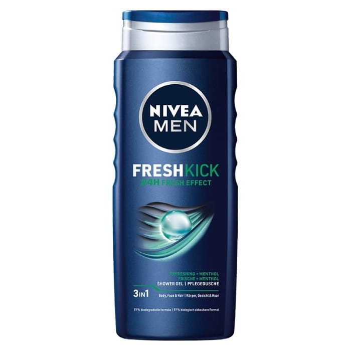 NIVEA MEN Żel pod prysznic 3w1 Fresh Kick 400 ml