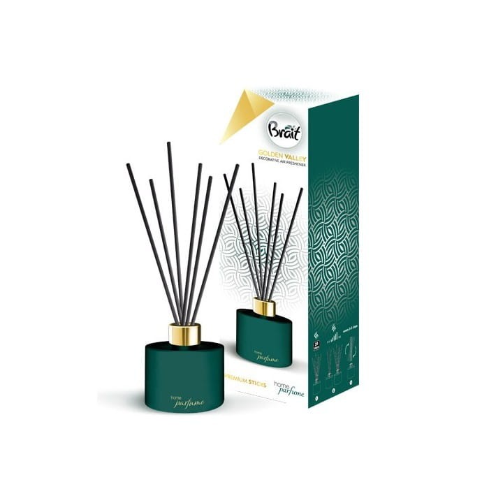 Brait Home Parfume Decorative Olejek zapachowy + patyczki Golden Valley  100ml
