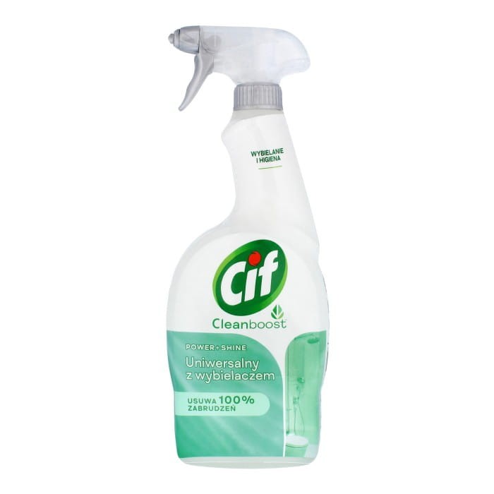 CIF Cleanboost Uniwersalny spray wybielający Power &amp; Shine 750 ml