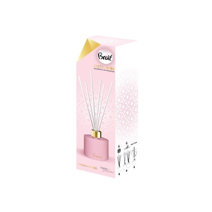 Brait Home Parfume Decorative Olejek zapachowy + patyczki Pastel Rose 100ml
