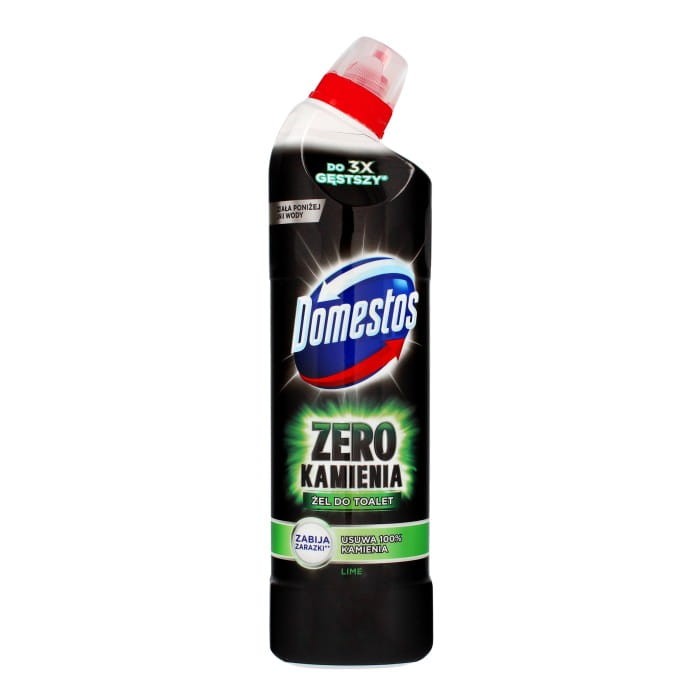 DOMESTOS Zero Kamienia Żel do toalet Lime 750 ml