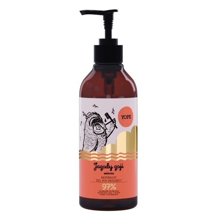 YOPE Żel pod prysznic JAGODY GOJI i WIŚNIA 400 ml