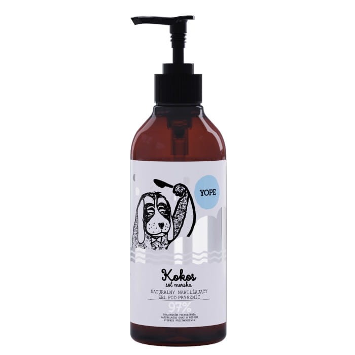 YOPE Naturalny Żel pod prysznic KOKOS i SÓL MORSKA 400ml