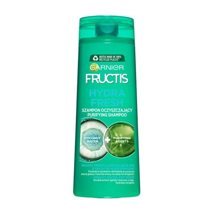 GARNIER Fructis Hydra Fresh Szampon do włosów przetłuszczających się z suchymi końcówkami  400 ml