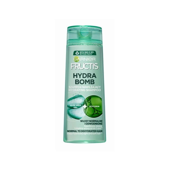 GARNIER Fructis Aloe Hydra Bomb Szampon nawilżający do włosów odwodnionych  400 ml