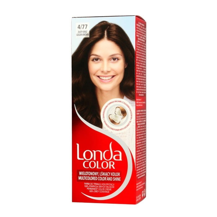 LONDA Professional Color Farba do trwałej koloryzacji włosów 4/77 Złoty Brąz