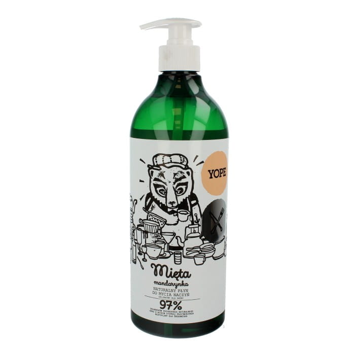 YOPE Płyn do mycia naczyń MIĘTA 750 ml