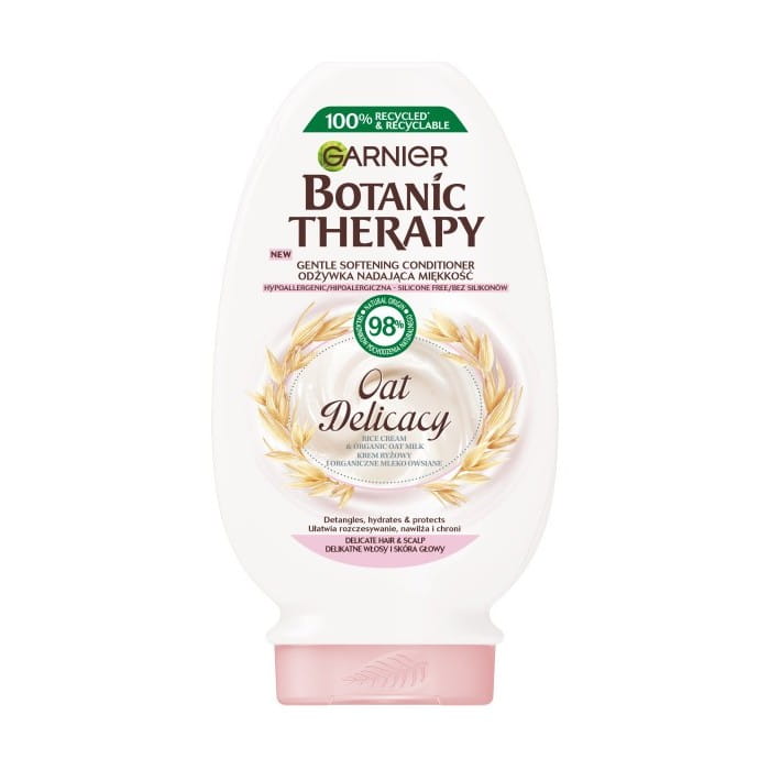GARNIER Botanic Therapy Odżywka nadająca miękkość Oat Delicacy - do delikatnych włosów i skóry głowy 200 ml