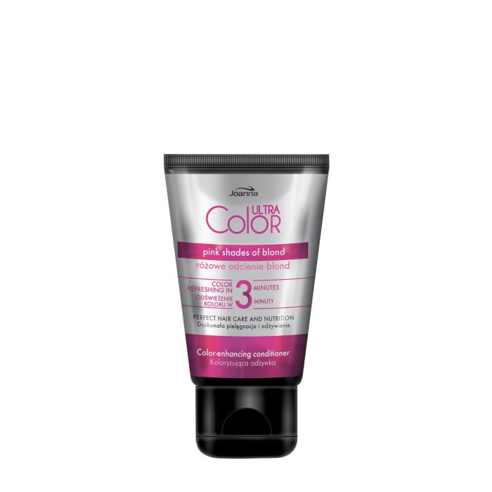 JOANNA Ultra Color Koloryzująca odżywka do włosów 3-minutowa - różowe odcienie blond 100 g
