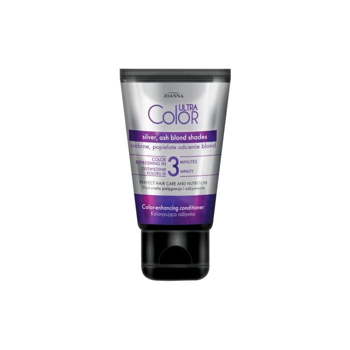 JOANNA Ultra Color Koloryzująca odżywka do włosów 3-minutowa - srebrne i popielate odcienie blond 100 g
