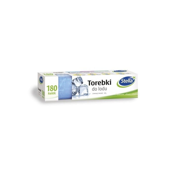 STELLA Torebki do lodu zawiązywane 180 kulek XXL box