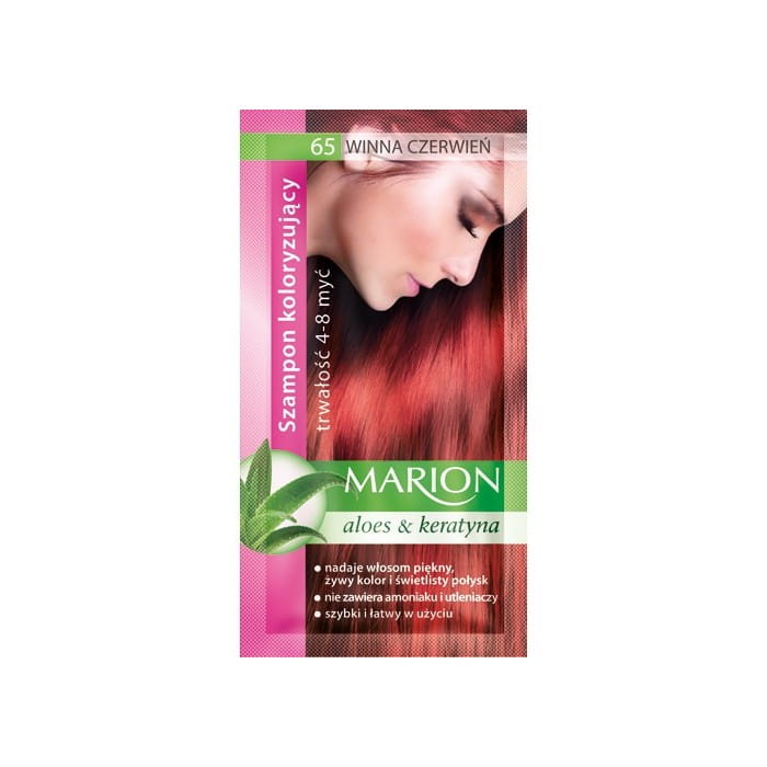 MARION Szampon koloryzujący nr 65 Winna czerwień 40 ml