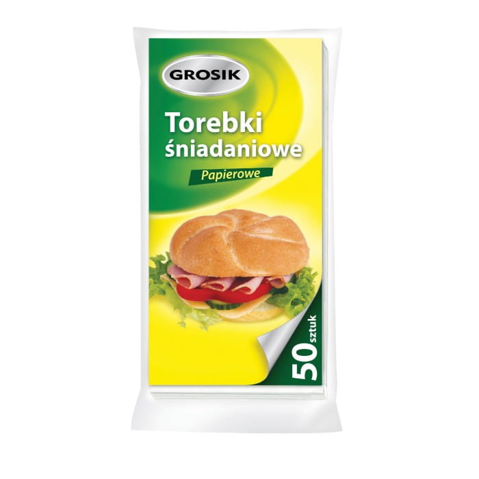 Sarantis Jan Niezbędny Grosik Torebki śniadaniowe papierowe  1op.-50szt