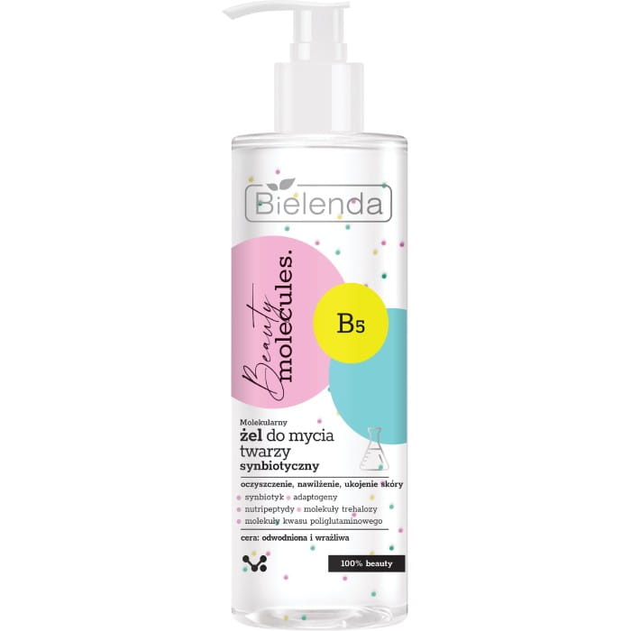 BIELENDA BEAUTY MOLECULES Molekularny Żel do mycia twarzy niacynamidowy 195 g