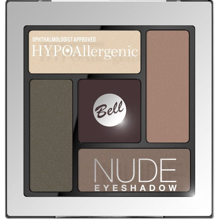 Bell Hypoallergenic Cienie do powiek Nude satynowo-kremowe nr 04  1szt