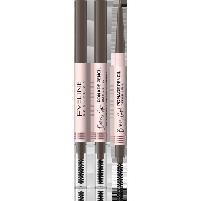 EVELINE Brow &amp; Go Pomada do brwi w kredce - Taupe