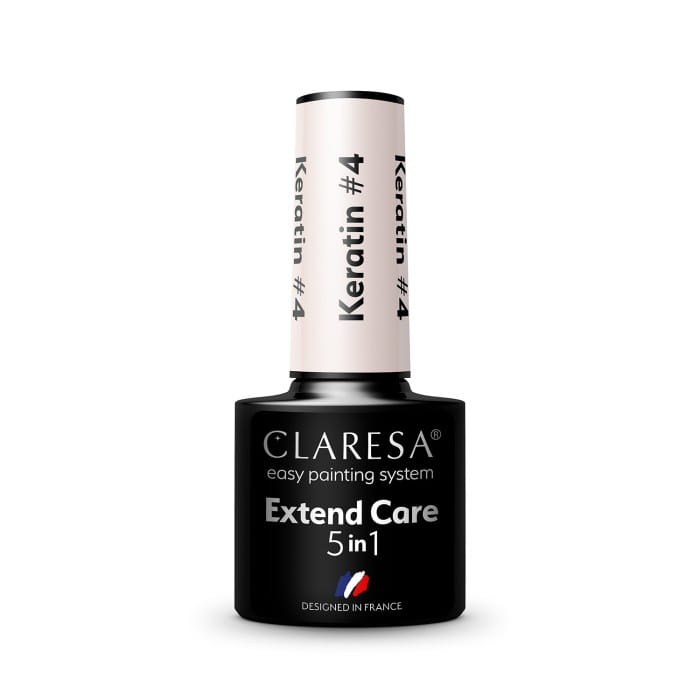 CLARESA Baza pod lakier hybrydowy Extend Care 5in1 Keratin - 4  5g