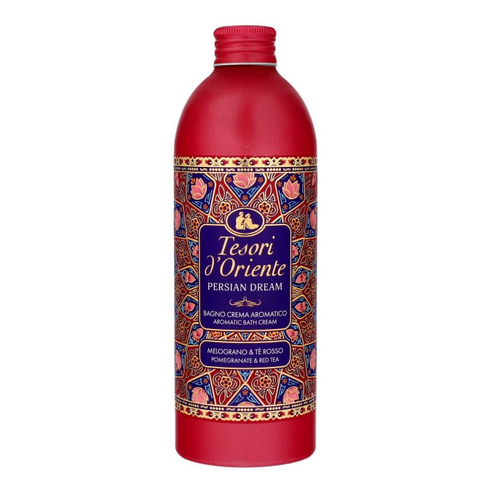 TESORI D`ORIENTE Kremowy Płyn do kąpieli Persian Dream - Pomegranate &amp; Red Tea 500ml