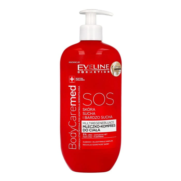 EVELINE Body Care Med+ Multiregenerujące mleczko-kompres do ciała SOS 350 ml