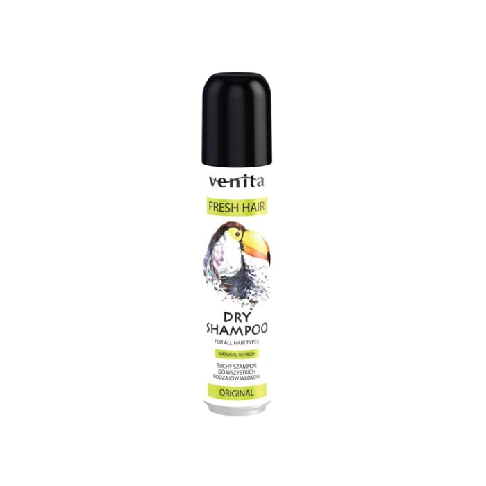 VENITA Fresh Hair Suchy Szampon do wszystkich rodzajów włosów - Original 75ml