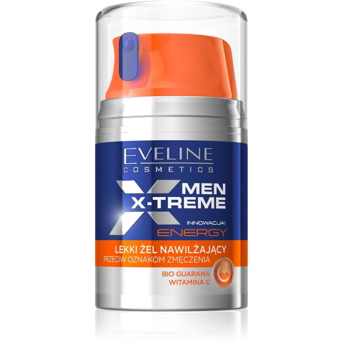 EVELINE Men X-Treme Lekki żel nawilżający przeciw oznakom zmęczenia - Energy 50 ml
