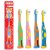 WELLBEE Szczoteczka dla dzieci KIDS(3+) Soft (blister) stojąca - mix kolorów 1szt