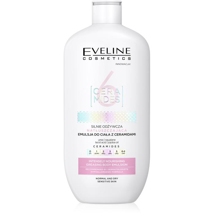 EVELINE 6 Ceramides Silnie odżywcza natłuszczająca emulsja do ciała z ceramidami 350 ml