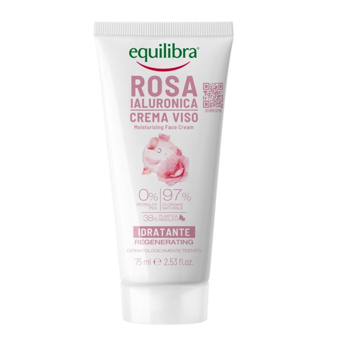 EQUILIBRA Rosa Ialuronica Różany krem nawilżający z kwasem hialuronowym 75 ml