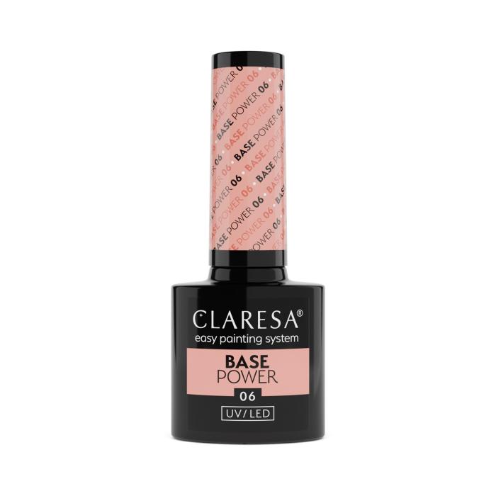 CLARESA Base Power Baza kauczukowa do paznokci UV/LED 06  5g