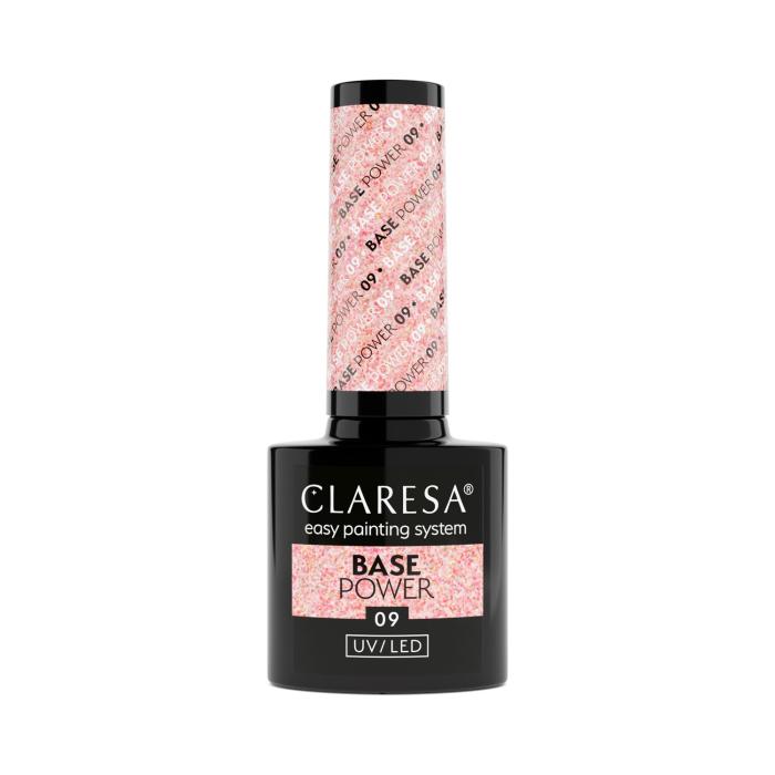 CLARESA Base Power Baza kauczukowa do paznokci UV/LED 09  5g