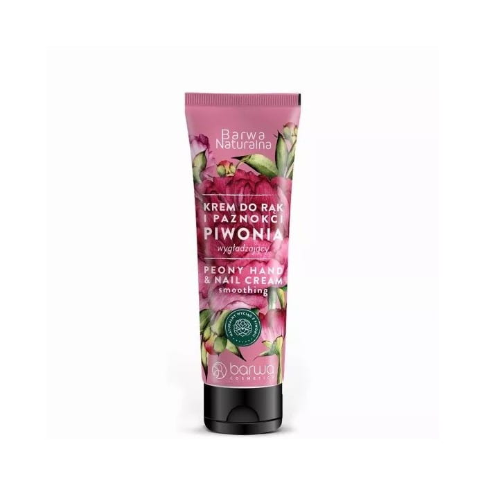 BARWA Naturalna Krem do rąk i paznokci wygładzający - Piwonia 100ml