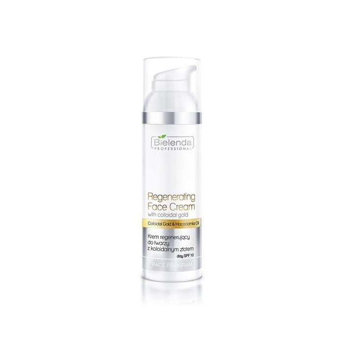 BIELENDA PROFESSIONAL Krem regenerujący do twarzy SPF 10 z koloidalnym złotem 100 ml