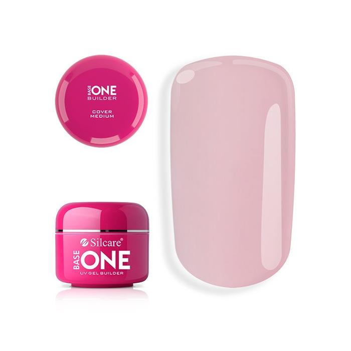Silcare Base One UV Gel Żel budujący Cover Medium 50g