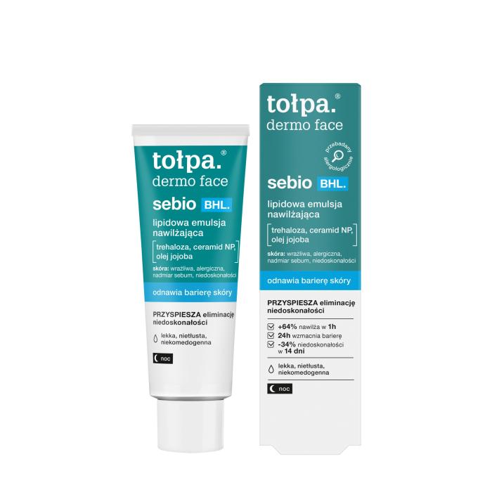 TOŁPA Dermo Face Sebio BHL Lipidowa Emulsja nawilżająca 40 ml