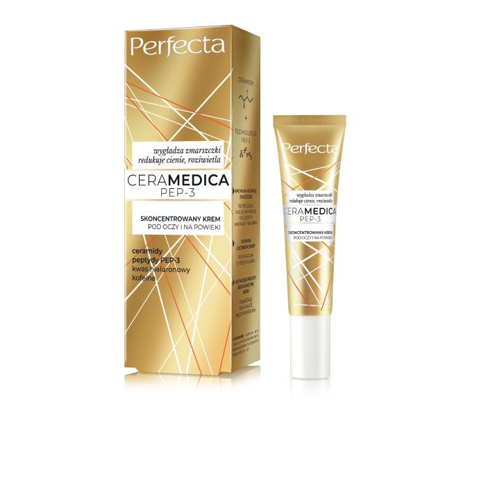 PERFECTA Ceramedica PEP3 Skoncentrowany krem pod oczy i na powieki 15 ml