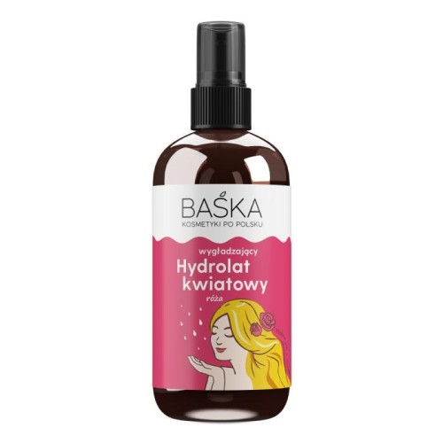 BAŚKA Hydrolat kwiatowy do twarzy wygładzający - róża 100 ml