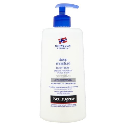 Neutrogena Formuła Norweska Głęboko nawilżająca emulsja do ciała do skóry wrażliwej  400ml